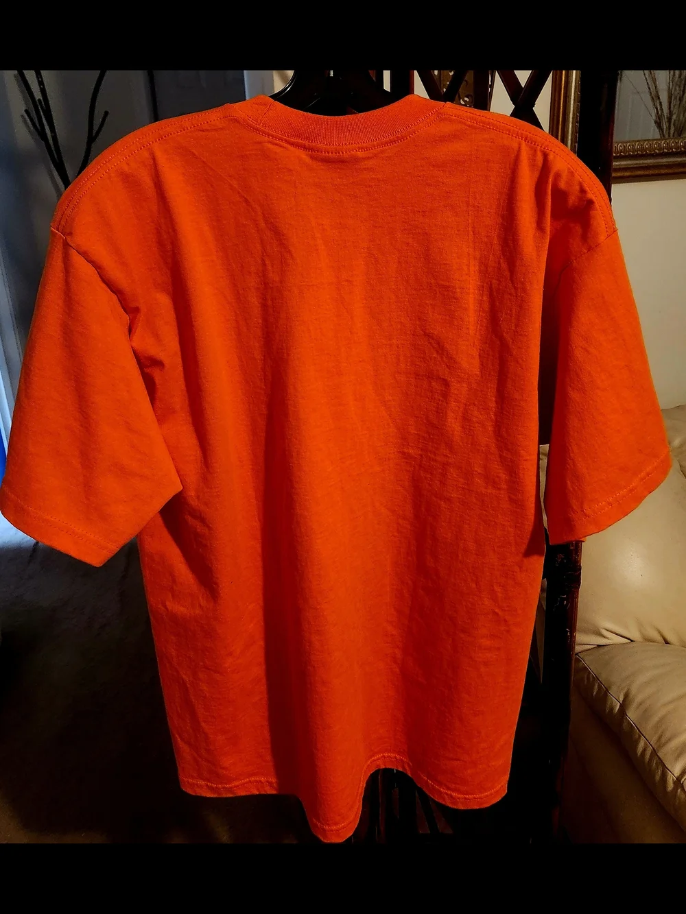 Nike Orange Tee with White Nike Air Logo